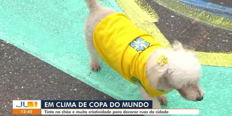 Copa do Mundo: Comunidades se unem e ruas de Belém ganham pinturas e bandeirinhas